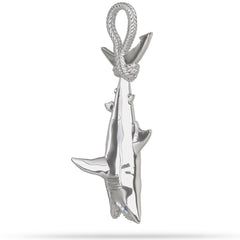 Great White Shark "Attack" Pendant