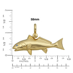 Redfish Pendant Scaled