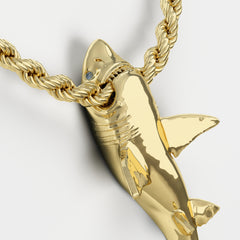 Great White Shark Pendant