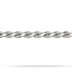 Silver Rope Chain (Medium)