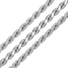 Silver Rope Chain (Medium)