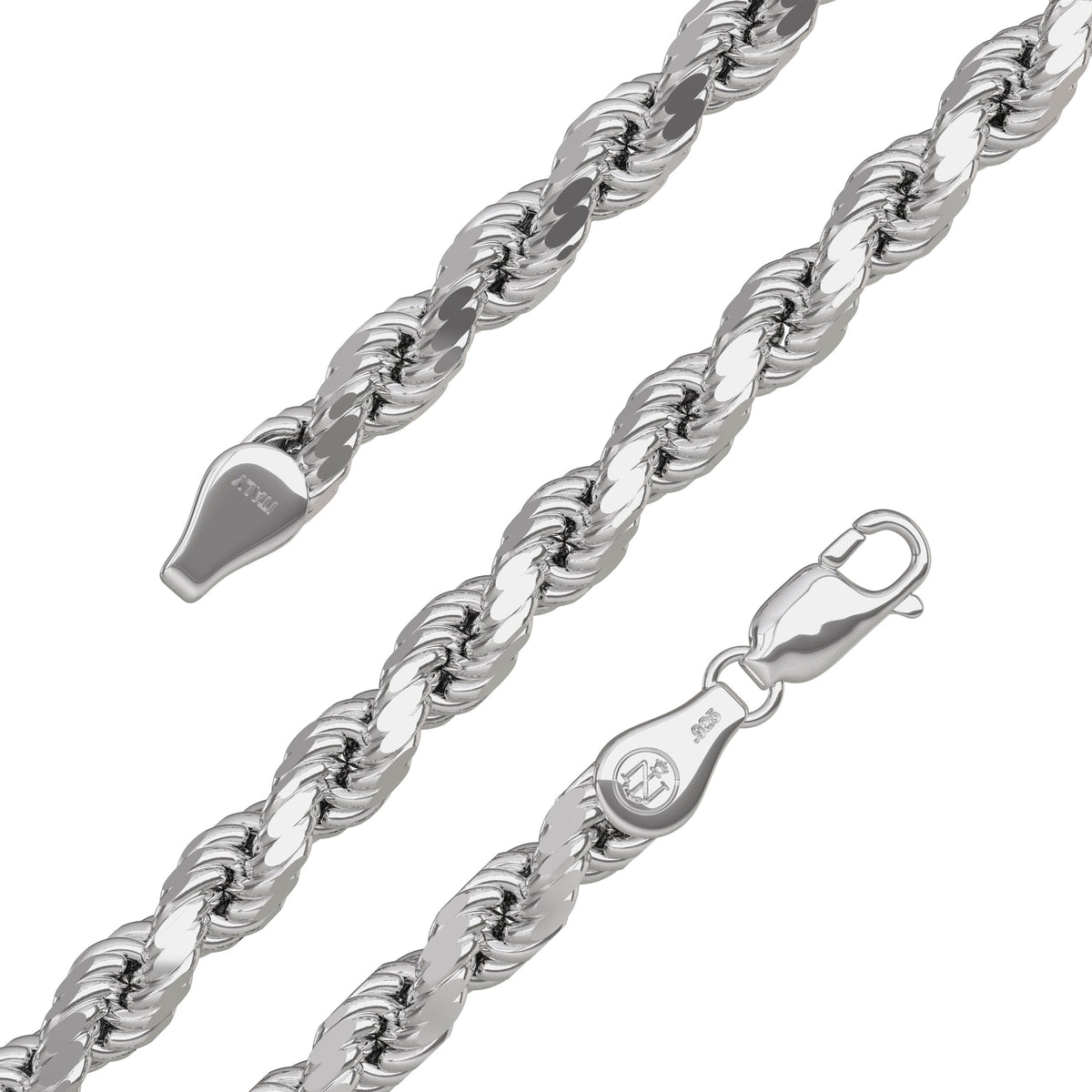 Silver Rope Chain (Medium)