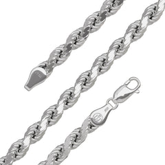 Silver Rope Chain (Light)