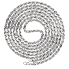 Silver Rope Chain (Medium)