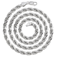 Silver Rope Chain (Light)