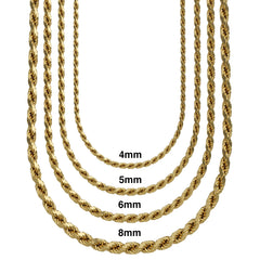 Gold Rope Chain (Heavy)