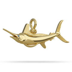 Atlantic White Marlin Pendant