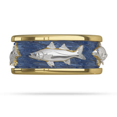 Grand Slam "Back Country" Fish Ring 2 Tone Snook 