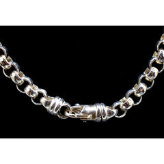Hammered Rolo Link Chain