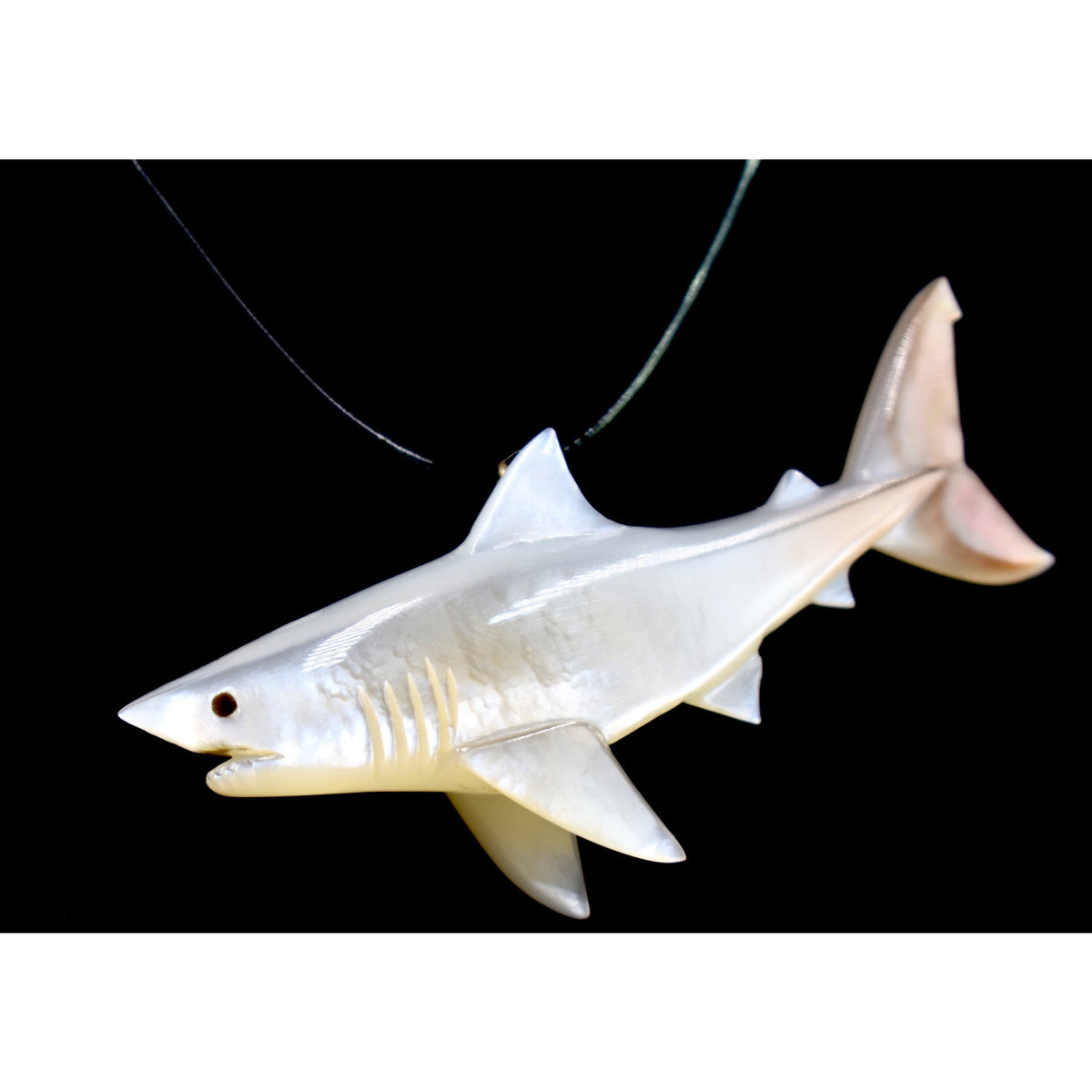 Great White Shark Pendant (Pearl Shell)