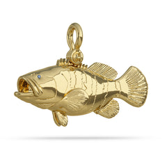 Goliath Grouper "Jewfish" Pendant