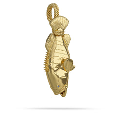 Goliath Grouper "Jewfish" Pendant