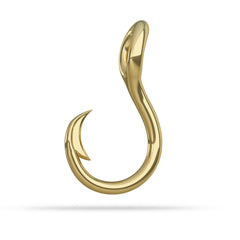 Circle Fish Hook Pendant I Nautical Treasure Jewelry Sterling Silver / 28mm (Small) by Nautical Treasure Jewelry