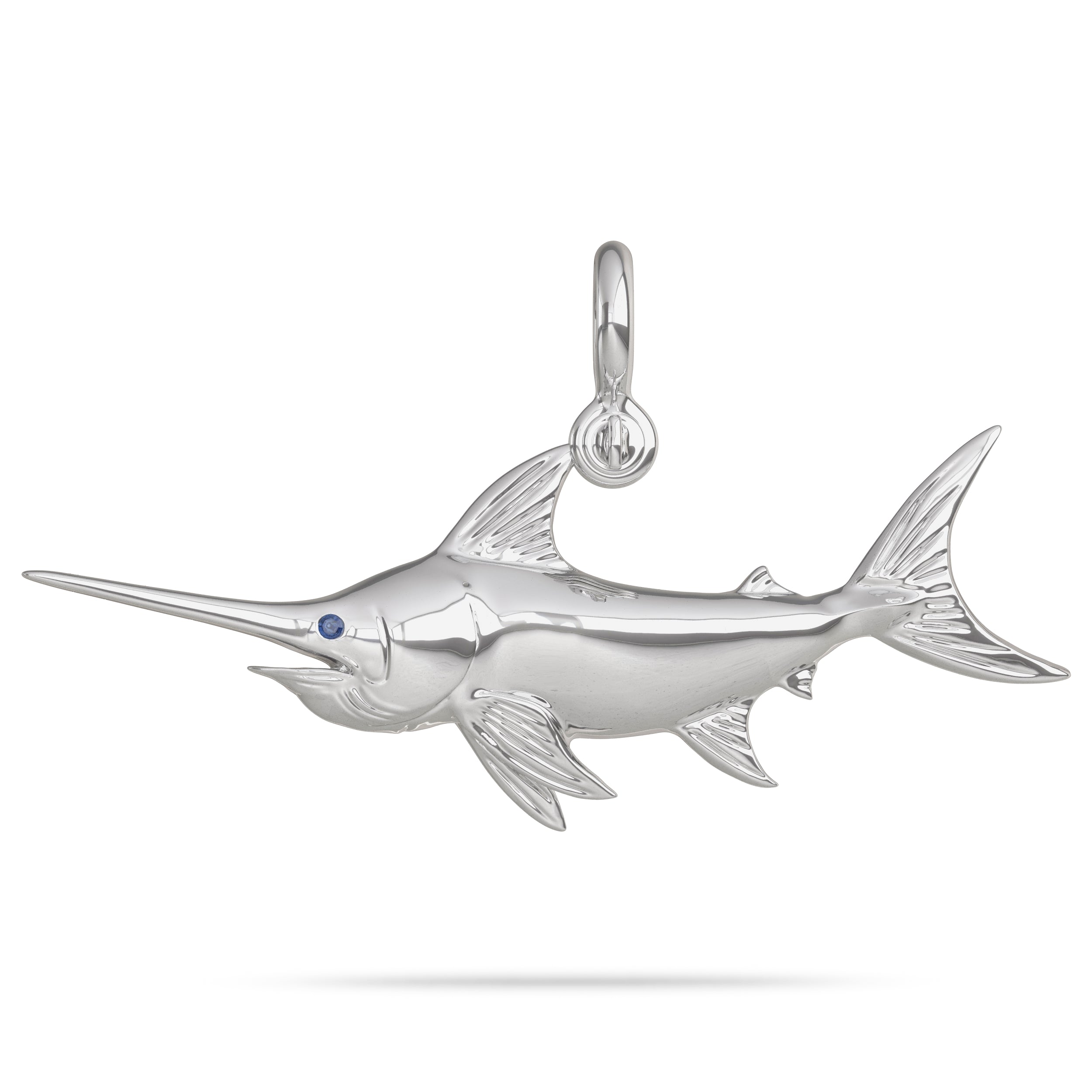 Broadbill Swordfish Pendant - Sterling silver / Classic