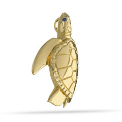 Gold  Sea Turtle Pendant Necklace Jewelry 