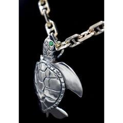 Hawksbill Sea Turtle Pendant by Nautical Treasure 