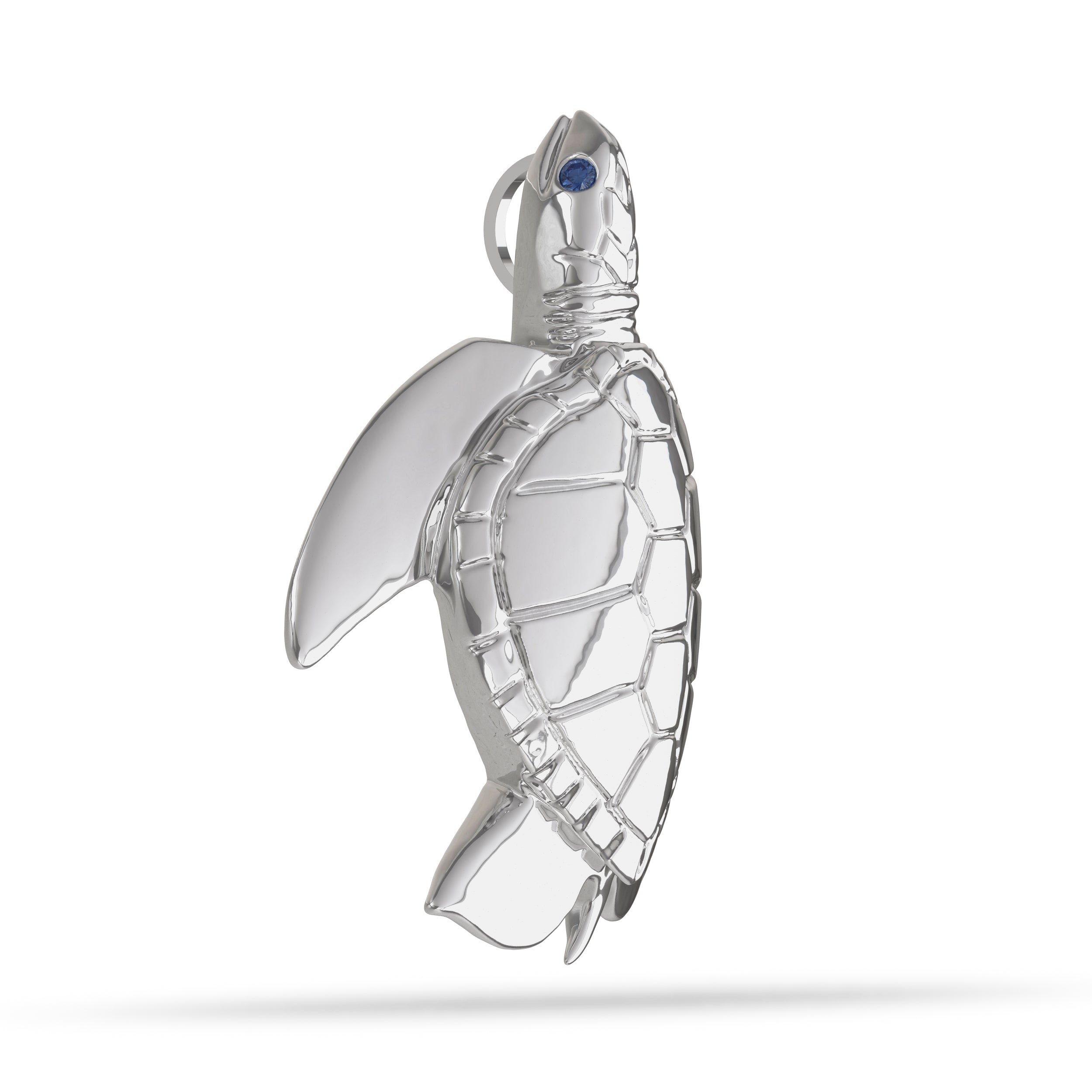  Sterling Silver Sea Turtle Jewelry Pendant 