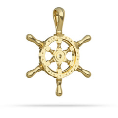 Ship Wheel Pendant