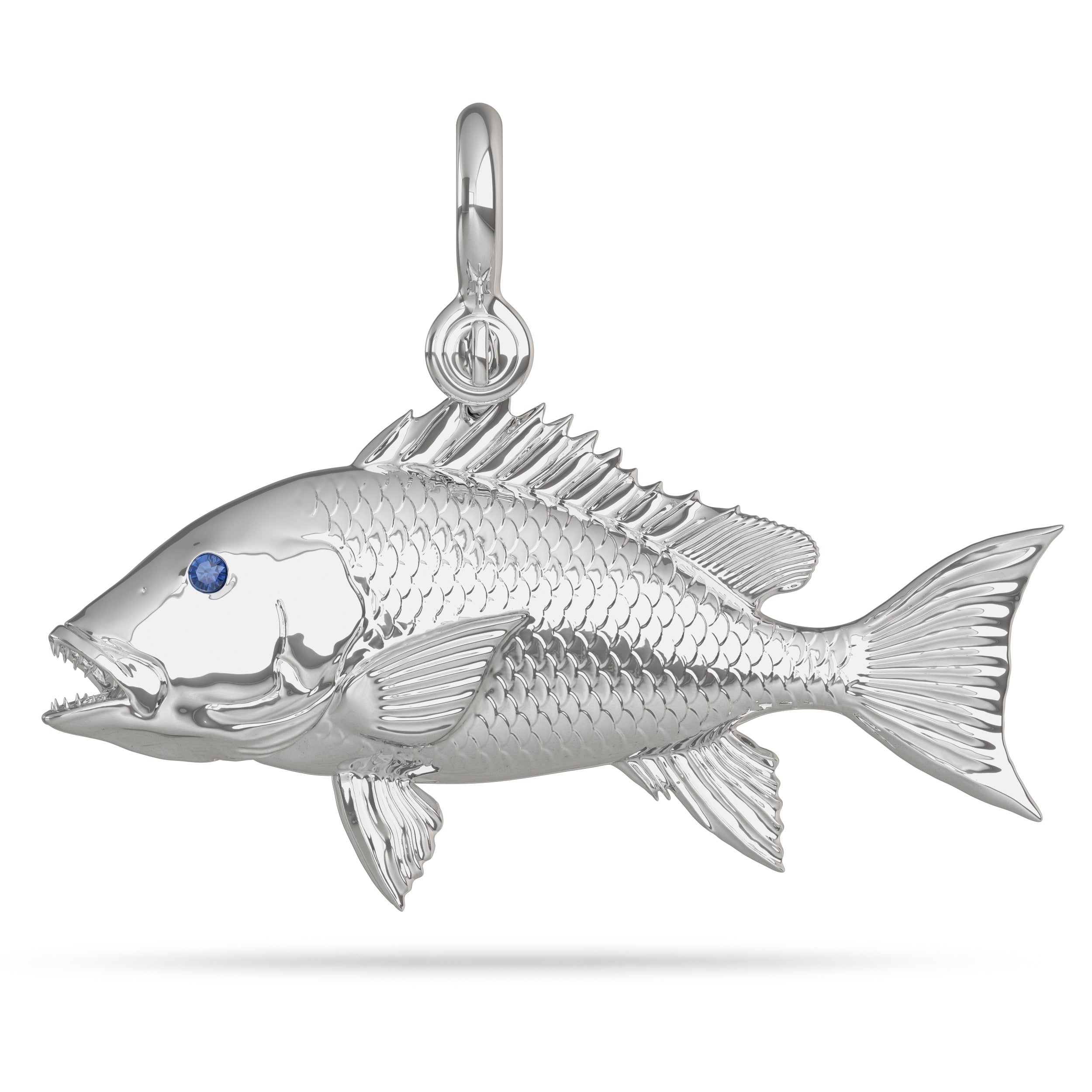 Red Snapper Pendant By Nautical Treasure Jewelry Sterling Silver 