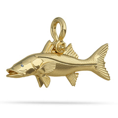 Snook Pendant Fish gold 