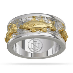 Gold Snook Ring by Nautical Treasure 