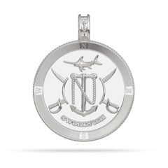 Swordfish Compass Medallion Pendant