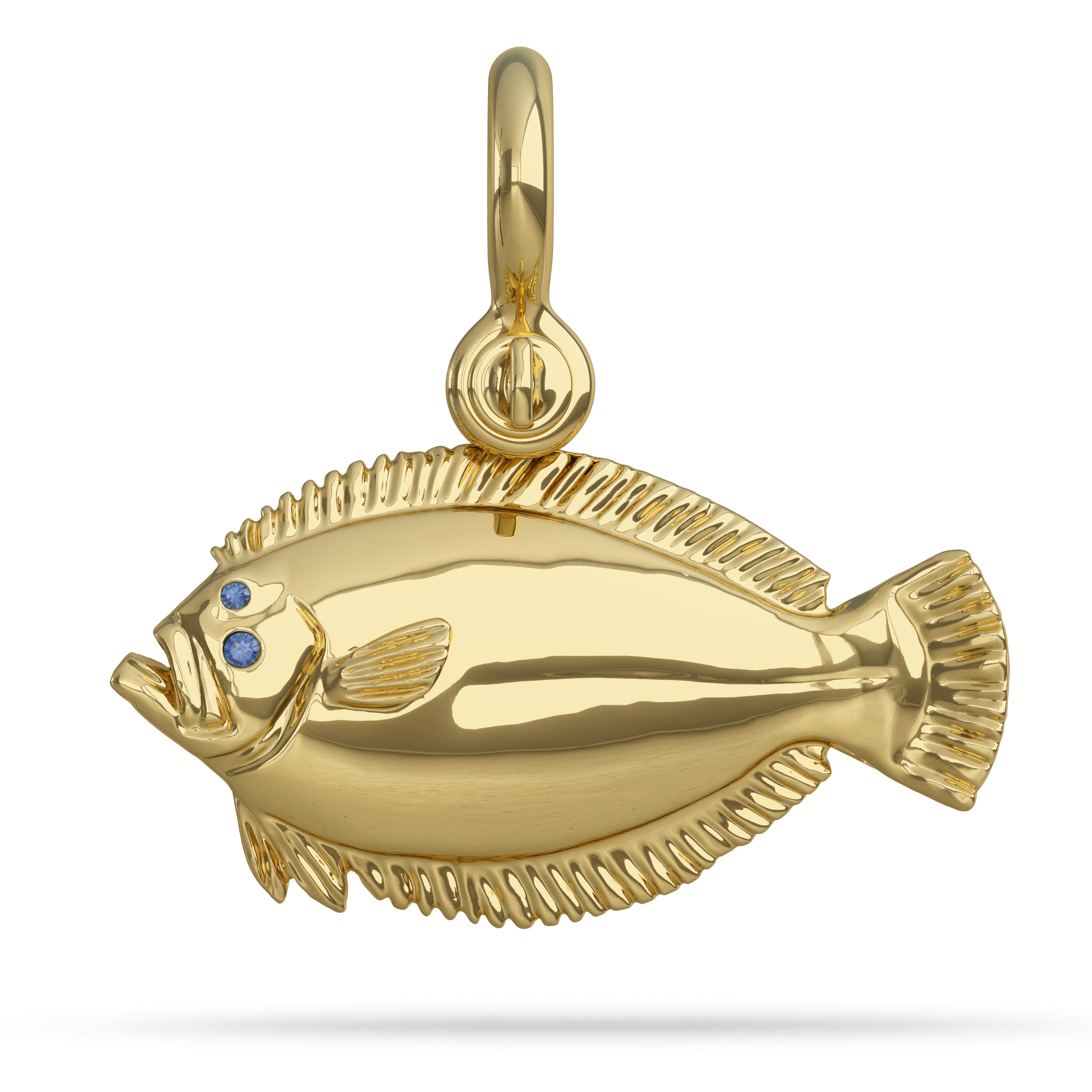 Flounder Fish Pendant I Nautical Treasure Jewelry – N.T.J.