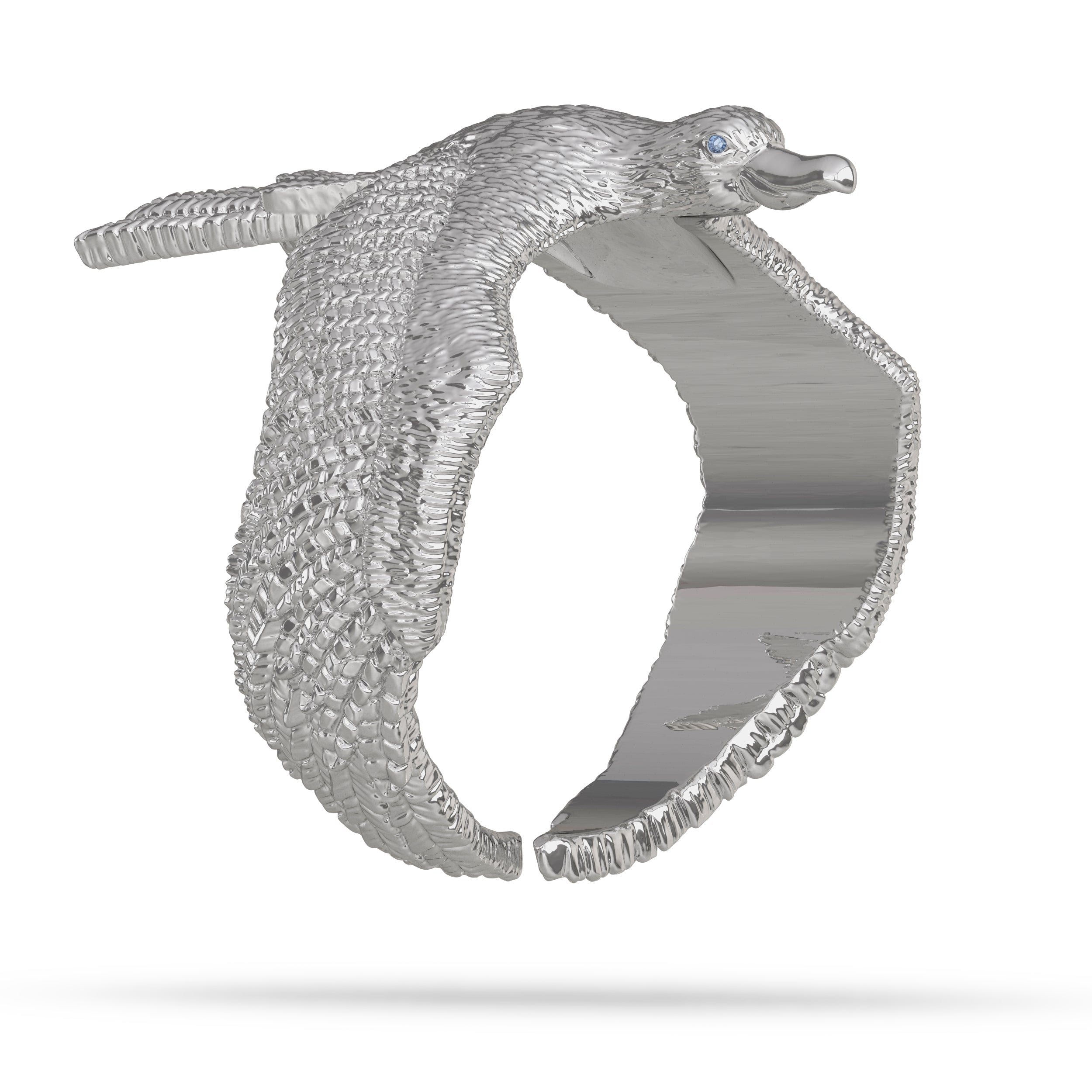 White Gold Magnificent Frigate Bird Ring