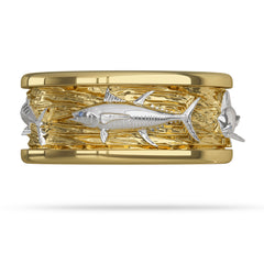Gold Yellowfin Tuna Ring 