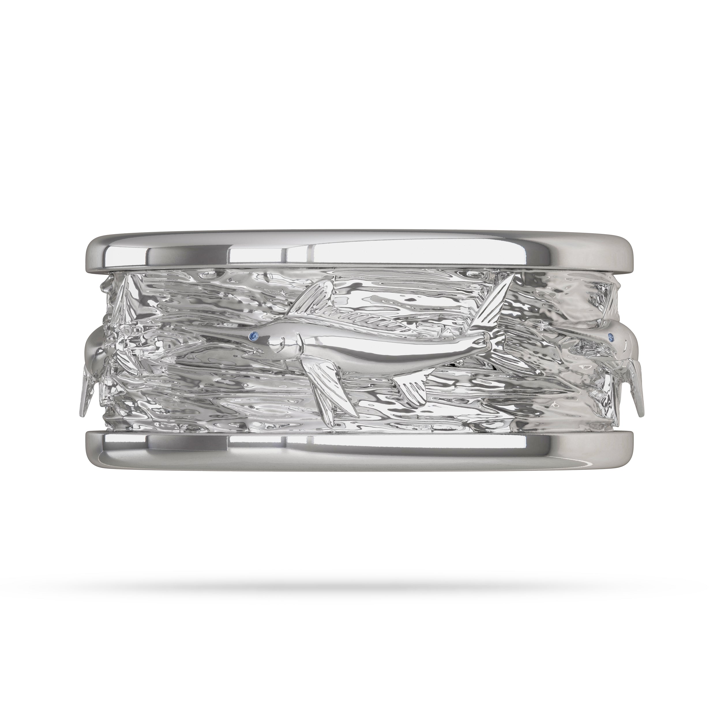 White Gold Marlin Ring 